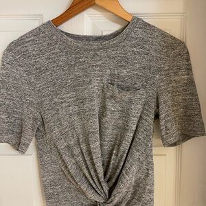 Wilfred Free Gray Knotted T-Shirt